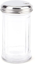 Load image into Gallery viewer, Tebery 4 Pack Stainless Steel Flip Cap Glass Sugar Dispenser/Pourer/Shaker,12 ounce